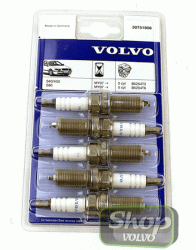 Комплект свечей зажигания VOLVO S60R, V70R, ​C30, C70 II, S40 II, V50, S60, S80 II, S80, V70 III, V70 II, XC70​ \\ 5CYL turbo \\ VOLVO Original 30751806