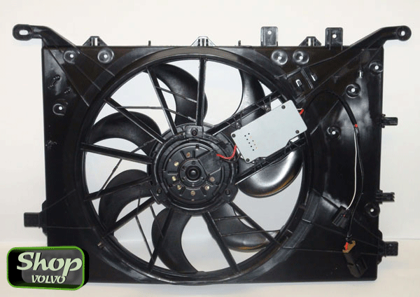Вентилятор охлаждения радиатора \\ VOLVO S60,80,XC70  \\ с блоком управлен \\ Scan-Tech (Швеция)