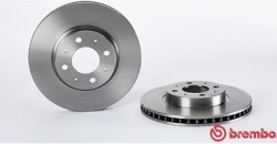 Тормозной диск передний VOLVO 850 -93 \\ 4 болта \\ Brembo 09.5568.10