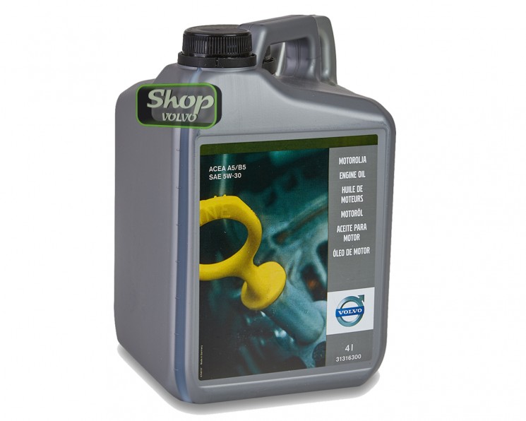 Масло моторное синтетическое 4 литра SAE 5W-30 A5/B5 ENGINE OIL \\ VOLVO Original 31316300