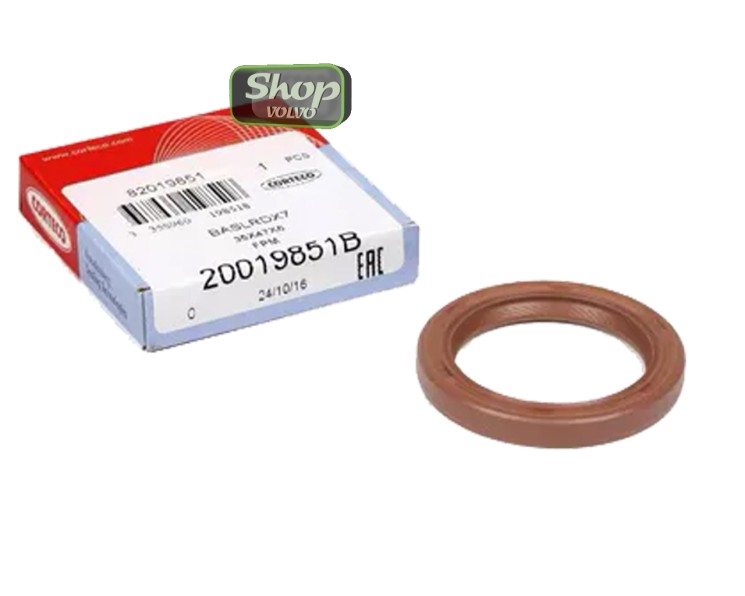 Передний сальник коленвала Volvo S60 II, S80 II, XC60, XC70 II, XC90 \\ CORTECO 20019851B