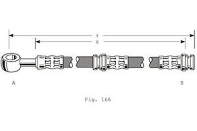 Тормозной шланг передний VOLVO S40 I,V40 \\ Febi (Германия)