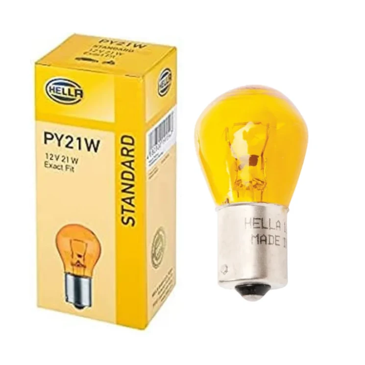 Лампа поворотника PY21W \\ Желтая \\ HELLA 8GA 006 841-121