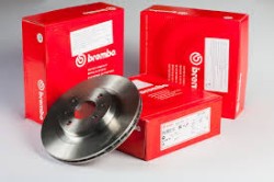 Тормозной диск передний VOLVO S40 I, V40 1998-2003 \\ 281мм \\  BREMBO Италия
