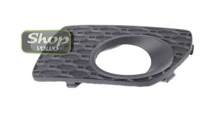 Решетка в передний бампер под противотуманную фару Вольво XC70 II \\ правая \\ SWParts SW30678690