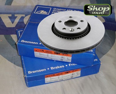 Тормозной диск передний 16'' для VOLVO S60 II, S80 II, XC70 II 2008- \\ 300мм \\ ATE 24.0128-0154.1