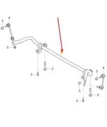 Передний стабилизатор поперечной устойчивости Volvo V90 Cross Country \\ VOLVO 31658609