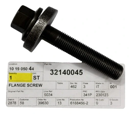 Болт шкива коленвала M14 Volvo C30, S40 II, S60 II, S80 II, V40 CC, V50, V70 \\ VOLVO Original 32140045