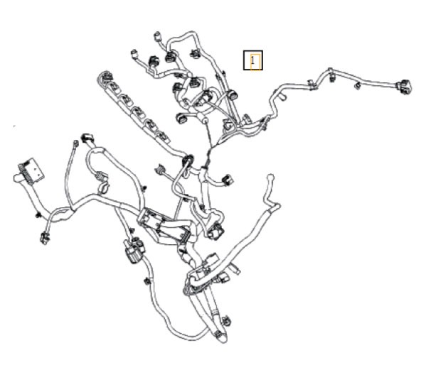 Жгут проводов двигателя VOLVO S80 II, XC60, XC70 II \\ VOLVO Original 30782412