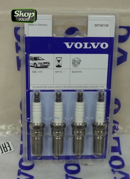 Свечи зажигания, комплект B4204T6/Т7 \\ VOLVO S60 II, XC60, S80 II \\ VOLVO Original 30758130
