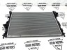 Радиатор охлаждения Volvo S60 II, S80 II, XC60, XC70 II \\ SWPARTS SW31368361