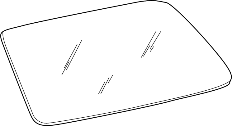 Заднее стекло, многослойное стекло S60, XC40, XC60, XC90 \\ VOLVO Original 32244969