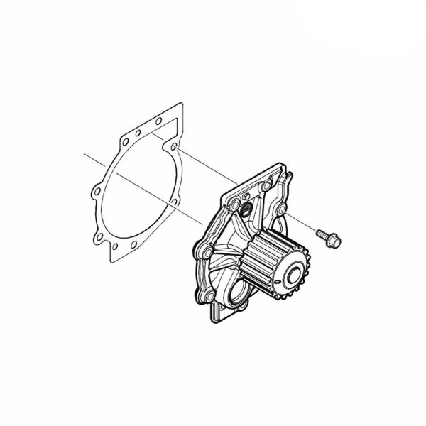 Водяной насос помпа Volvo C30, C70 II, S40 II, V50, S80 II, V70 III \\ VOLVO Original 31461853