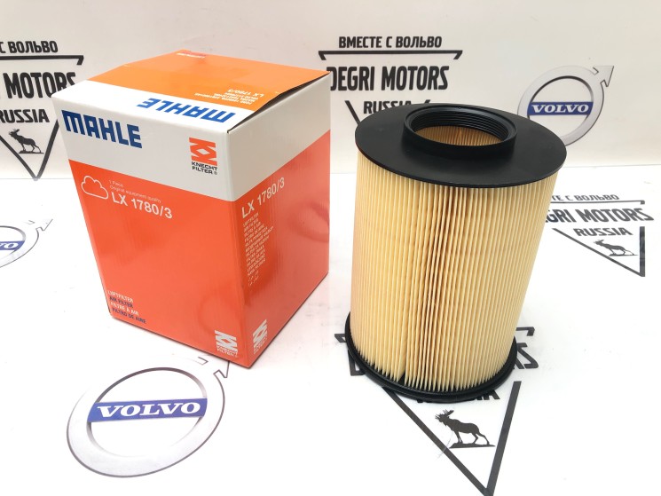 Элемент фильтрующий воздушного фильтра Volvo C30, C70 II, S40 II, V50, V40 II, V40 CC\\ MAHLE LX 1780/3
