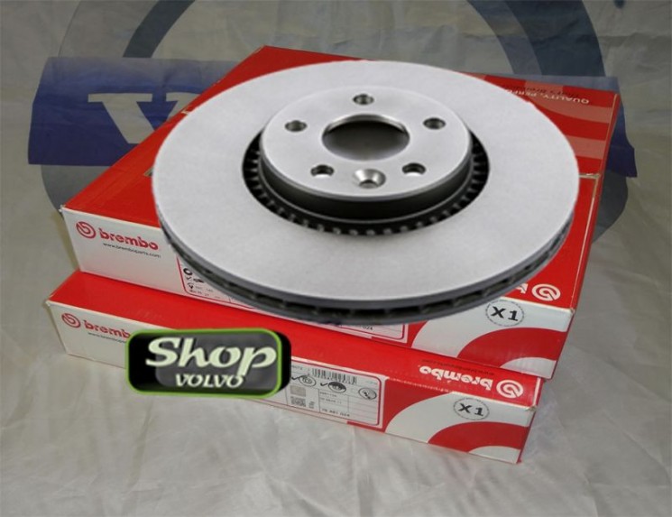 Тормозной диск передний 16'' VOLVO S60 II, S80 II, XC70 II, V70 III \\ 300мм \\ BREMBO 09.A427.11