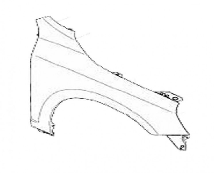 Крыло переднее правое рестайлинг VOLVO S60 II \\ 2014- \\ VOLVO (Original) 31416209