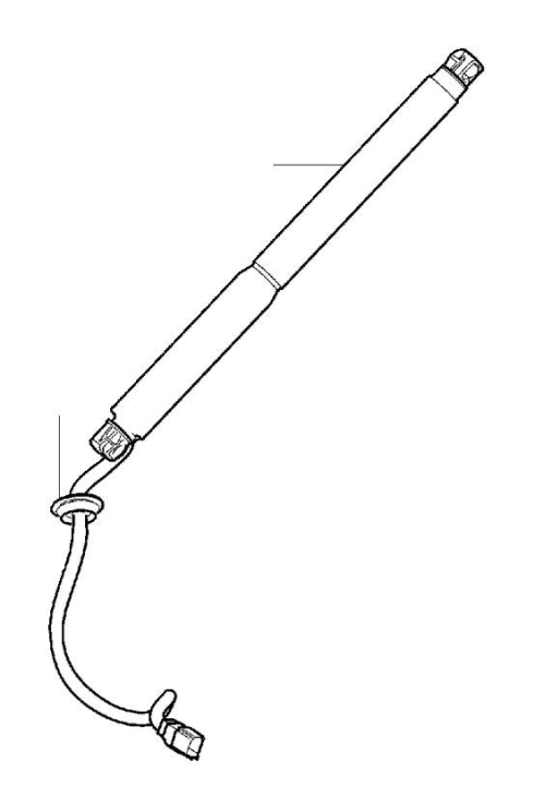 Амортизатор крышки багажника электро Volvo XC60 (-2017) \\ VOLVO Original 31455987