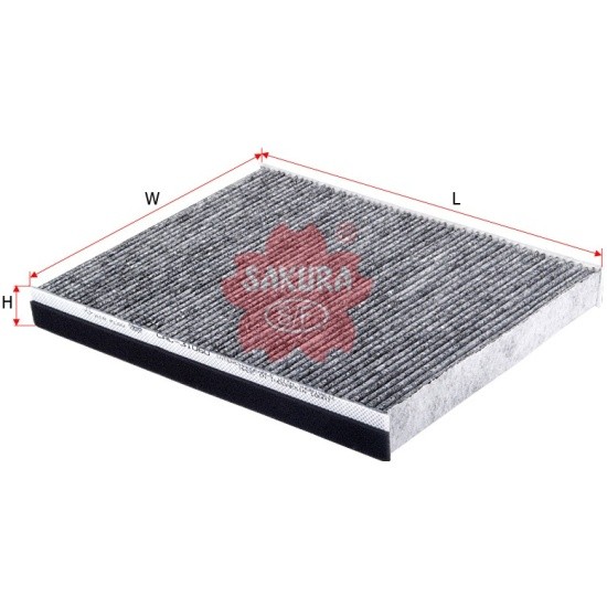 Фильтр салона угольный VAG Touareg Amarok Transporter \\ Sakura CAC31060