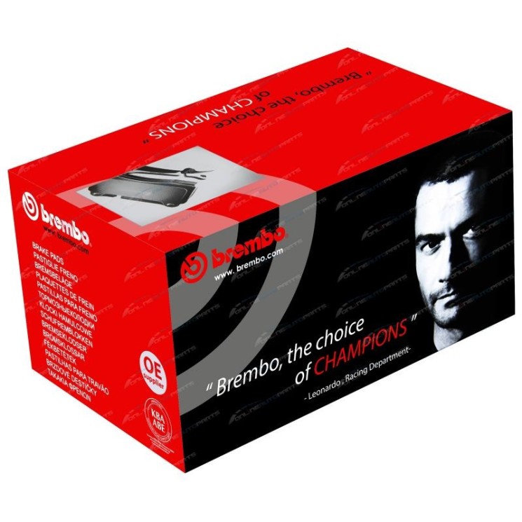 Колодки тормозные передние Вольво ХС60 \\ 2015-2017 \\ BREMBO P86026