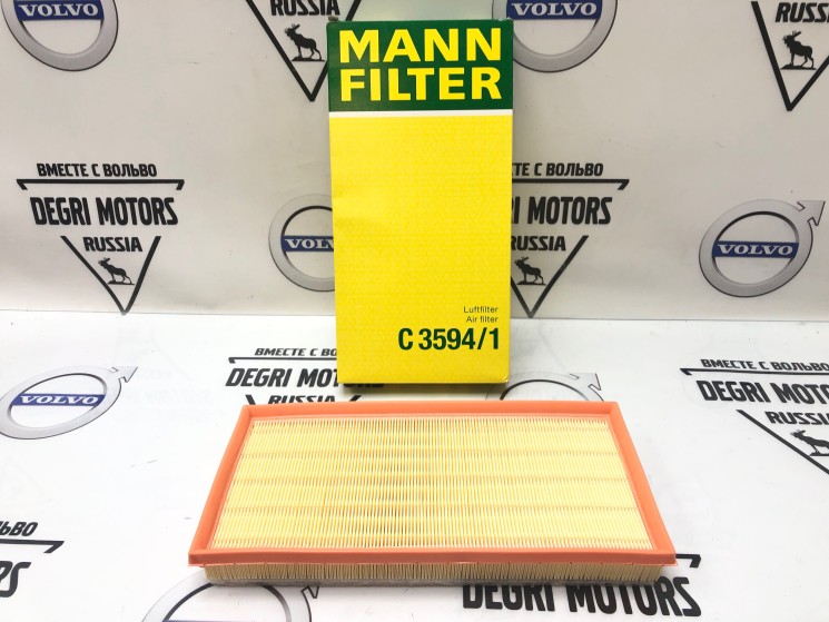 Фильтр воздушный VOLVO S40 V40 \\ 4CYL TURBO \\ MANN C35941
