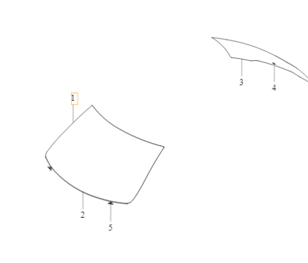 Лобовое стекло Volvo S60 III, V60 Cross Country \\ VOLVO Original 32368965