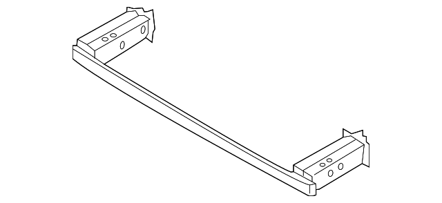 Нижняя ударная планка - Volvo S60 V60 \\ VOLVO Original 31476358