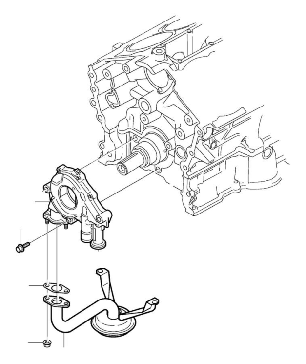 Прокладка масляного насоса Volvo S80 II,  XC90 B8444S \\ VOLVO Original 30720237