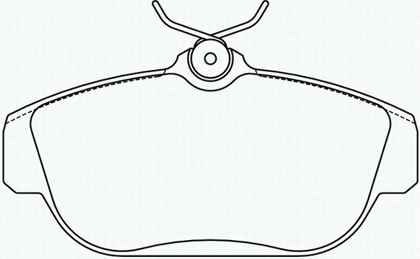 Колодки тормозные передние VOLVO 740,960 \\ MAFF