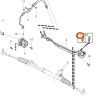 Кольцо уплотнительное рулевой рейки Volvo S60 II, S80 II, XC70 II, XC60 \\ VOLVO Original 31202810