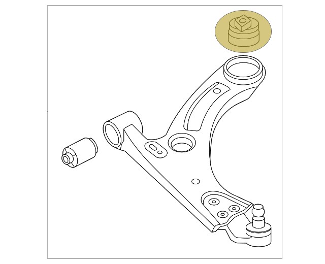 Задняя втулка нижнего рычага управления - Volvo XC40 \\ VOLVO Original 32221286