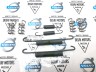 Комплект пружин колодок ручника VOLVO XC90 \\ VOLVO Original 31445339