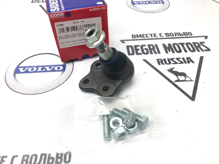 Опора шаровая переднего нижнего рычага Вольво Volvo S60 II, S80 II \\ SIDEM 3788