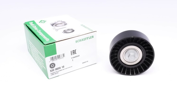 Ролик обводной приводного ремня Volvo S60 II, S80 II, V40CC \\ INA 532 0655 10