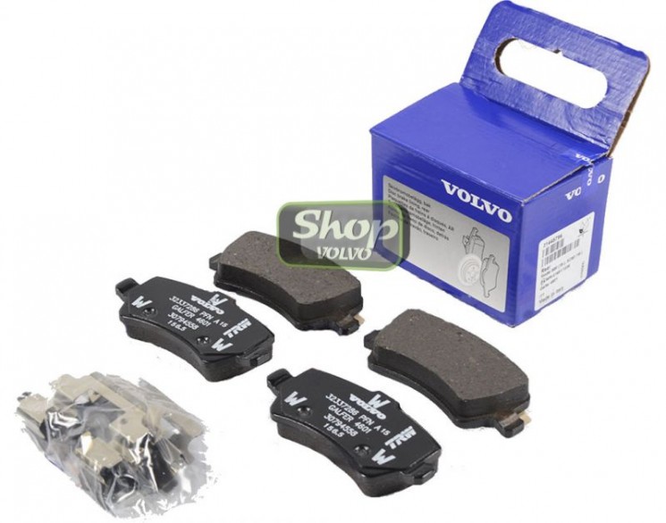 Комплект задних тормозных колодок Volvo S60 II, S80 II, XC60, XC70 II \\ электро вентилир \\ VOLVO Original 31445796 