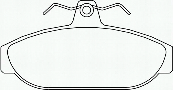 Тормозные колодки передние VOLVO 740,760,940,960  \\ 86-91 \\ TEXTAR