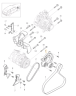 Натяжитель ремня навесного оборудования Volvo XC60 II, XC90 II, S60 III, V60 II \\ VOLVO Original 32402904