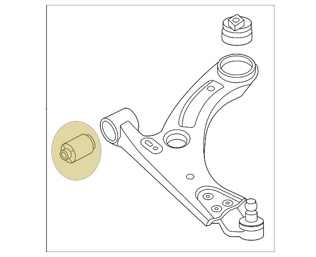 Передняя втулка нижнего рычага управления - Volvo XC40 \\ VOLVO Original 32221285