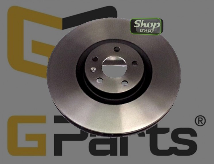 Диск тормозной передний Volvo XC40, XC60 II, XC90 II, S60 III, S90 II \\ 18" дюймов \\ GParts VO31471752