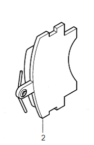 Тормозные колодки передние VOLVO S40 I, V40 \\ 1995-1997 \\ VOLVO Original 30769197