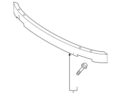 Усилитель переднего бампера - Volvo XC60 2018-23 \\ VOLVO Original 32277367