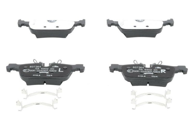 Тормозные колодки задние Volvo S60 III, S90 II, XC60 II \\ 16 дюймов \\ ATE 13.0460-7364.2