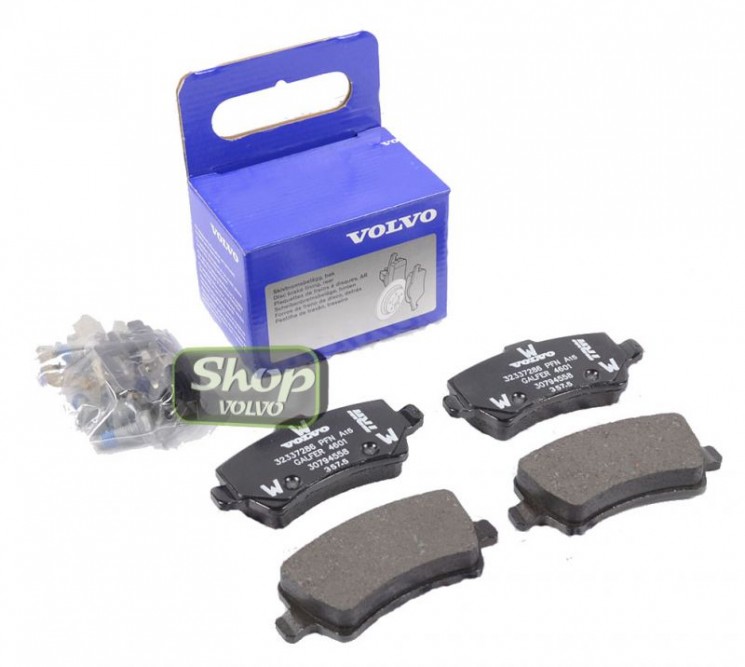 Тормозные колодки задние электрический ручник VOLVO S60 II \\ сплошной диск \\ VOLVO Original 31317482