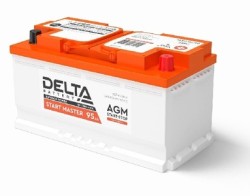 Аккумулятор АКБ AGM 850 А VOLVO XC90 II, XC60 \\ 12V 95Ah 850A \\ DELTA BATTERY 3401010420003