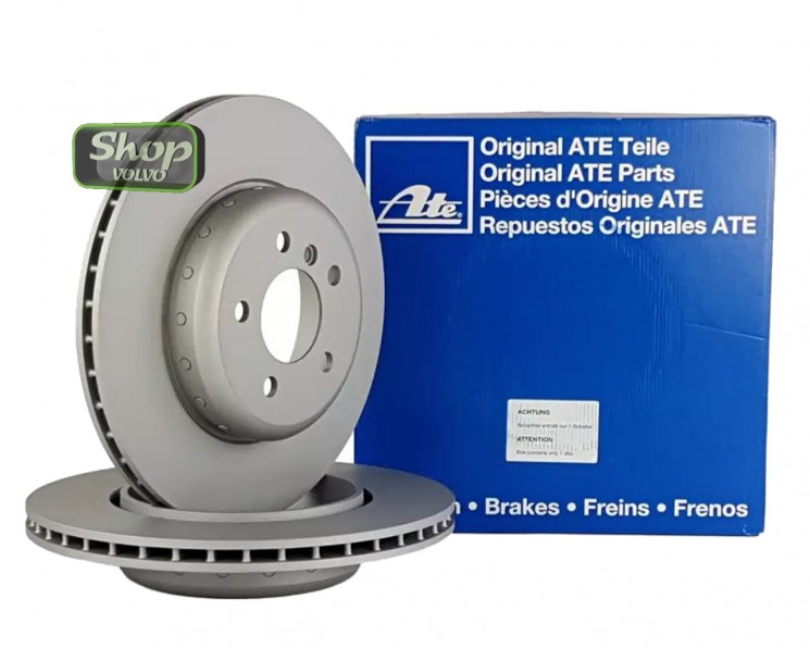 Диск тормозной передний Вольво XC90 II, XC60 II \\ 19" дюймов \\ ATE 24.0130-0242.1