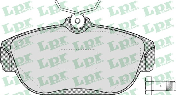 Колодки тормозные передние VOLVO 740,960 \\ LPR