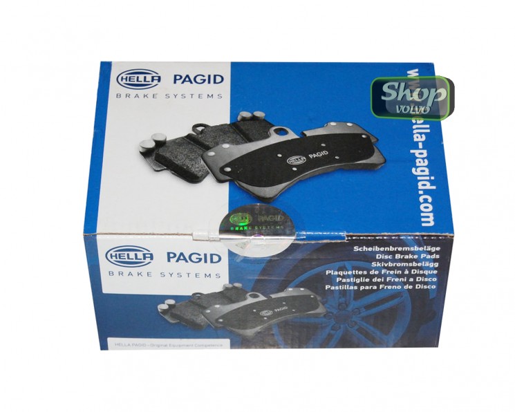 Тормозные колодки передние VOLVO S40 II, V50, С30 \\ 16.5" дюймов \\ HELLA-PAGID 8DB 355 012-281