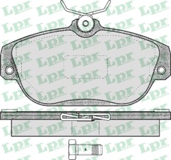 Колодки тормозные передние VOLVO 740,960 \\ LPR