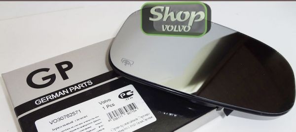 Стекло зеркала левое Вольво S60 \\ c 2007 года \\ GP-German Parts