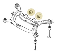 Сайлентблок заднего редуктора Volvo XC90 II, XC60 II, S60 III, XC70 II \\ VOLVO Original 31367732