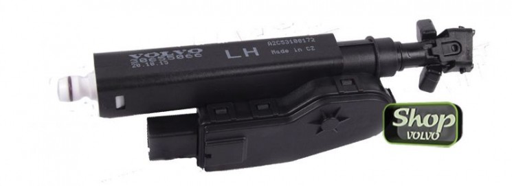 Форсунка омывателя фары Вольво S80 II, XC70 II \\ левая \\ VOLVO (Original) 30655066